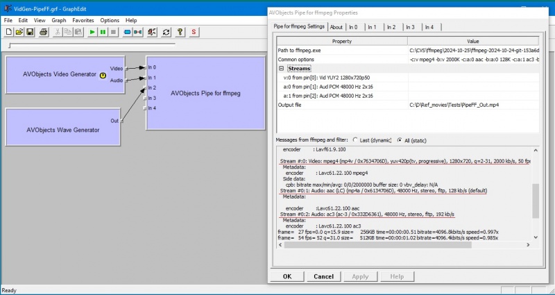 Using <Common options> section.